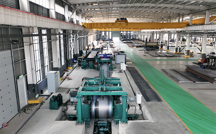 鋼卷開卷矯平橫切生產(chǎn)線